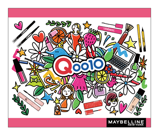 パラリンアート×Qoo10×メイベリン ニューヨーク コラボボックスを11月22日（水）から発売！