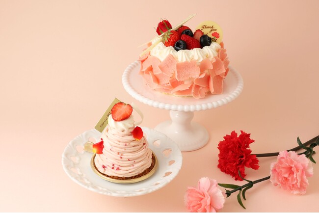 母の日を華やかに彩る特別なケーキ。ショコラ専門店「ベルアメール」から、苺が主役のプチガトーや花のようなルックスのアントルメが期間限定で登場！