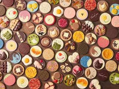 全50種の味わいが揃う、ベルアメールの代表作「パレショコラ」素材と遊び心を一枚に込めた、期間限定コレクション