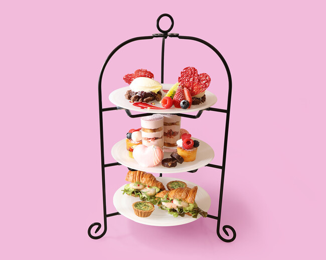 ショコラが紡ぐ“アムール”と“ボヌール”の時間ベルアメール自由が丘店併設カフェに、バレンタイン限定アフタヌーンティー＆デセールが登場