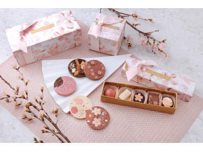 ショコラ専門店「ベルアメール」のスプリングコレクションがスタート！春の訪れを感じさせる桜をイメージしたショコラや新作スイーツが登場。
