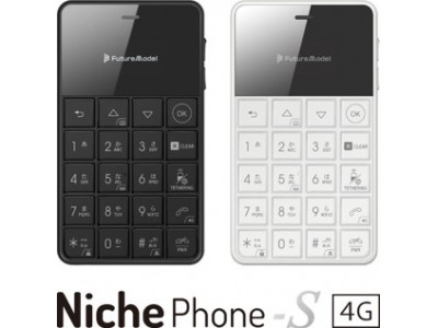テザリング機能付SIMフリー携帯電話 NichePhone-S4G    カードサイズのニッチなケータイ「NichePhone-S」シリーズが累計出荷台数15,000台を突破！※1