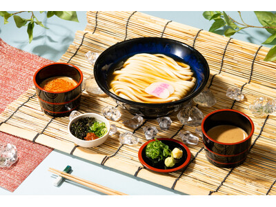 7/2(水)~「冷やし胡麻つけうどん」が1年ぶりに帰ってきます!専用に仕立てた冷たい出汁と濃厚胡麻だれで...
