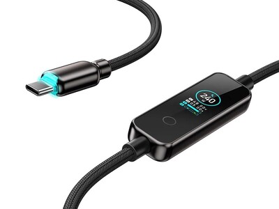 �yMATECH�z���E���̃��A���^�C���f�B�X�v���C���ځA�ő�240W�Ή���USB-C�P�[�u���uPowerSight 240W�v��̔��J�n