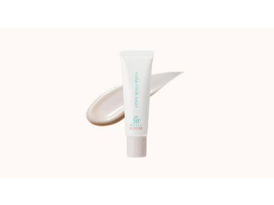 明るい色を乗せても何だかパッとしない、大人のくすみ(※1)肌に光を味方に美しさ輝く、“大人の垢抜け美肌”へ導くUV下地「コラリッチ ソア ブライトニングUVベース」4月15日(水)発売