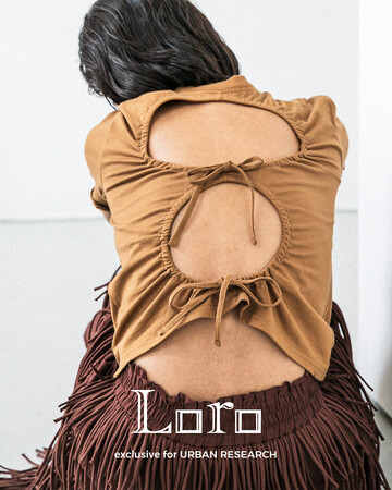 女性のためのカットソーブランド Loroと URBAN RESEARCH の初別注アイテムが登場。