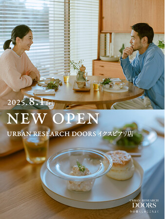 URBAN RESEARCH DOORS イクスピアリ店が8月にリニューアルオープン
