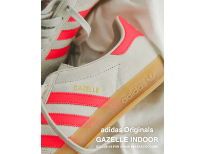 ショッキングピンクのカラーリングがアイコニックなadidas Originals「GAZELLE INDOOR」 EXCLUSIVE for URBAN RESEARCH DOORSが登場！