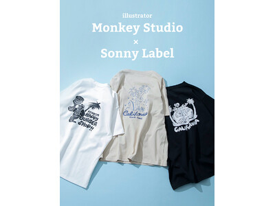 Monkey Studio × Sonny Label コラボTシャツが発売！
