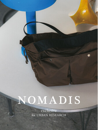 どんなシーンにも寄り添うNOMADISの気分なBROWNの別注カラーNOMADIS EXCLUSIVE FOR URBAN RESEARCH