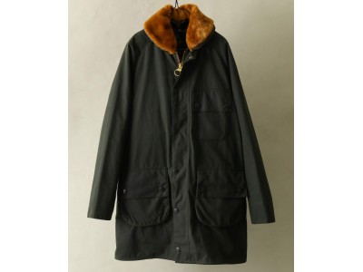 Barbour×UBAN RESEARCH DOORSファーカラー2WAY 別注ワックスド