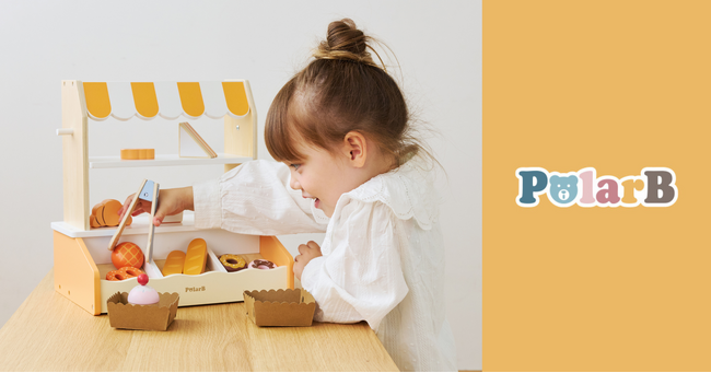 プレスリリース「クリスマスプレゼントに人気のごっこ遊びシリーズに待望の新作登場！PolarBから「焼きたてパンやさん」他、木のおもちゃ6商品を発売」のイメージ画像