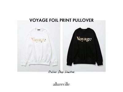 アルアバイルオンラインショップ3周年を記念した限定アイテム「FOIL PRINT PULLOVER」の発売がスタート！