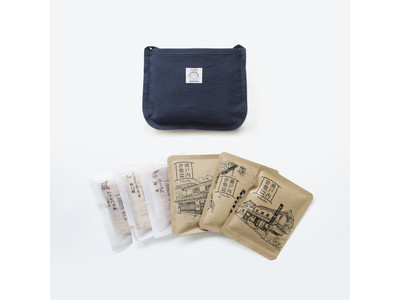 おうち時間・ワンマイルのお買い物に◎「No.711エコバッグ＋おからクッキー ＋コーヒーセット」でブラウン・ネイビーの新色エコバッグを選べるようになりました。【帆布の老舗タケヤリ】