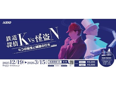 難易度高め！大人のための謎解きイベント「鉄道探偵Ｋ ＶＳ 怪盗Ｎ ４つの秘宝と線路の行方」を実施します！