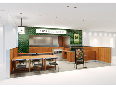 CRISPカスタムサラダ専門店 CRISP SALAD WORKSが丸ビル B1Fフードゾーン『マルチカ』内に4月28日(金) オープン