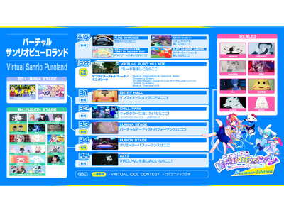 サンリオによる世界最大級“VRテーマパーク”「SANRIO Virtual Festival 2024 Summer Edition」　2024年9月13日(金)～22日(日)に開催決定！