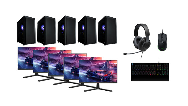 チーム5人全員が“どこでも同じ環境”でプレイできる！「5vs5 チーム合宿・ブートキャンプPCセット」が1日あたり17,400円～提供開始。