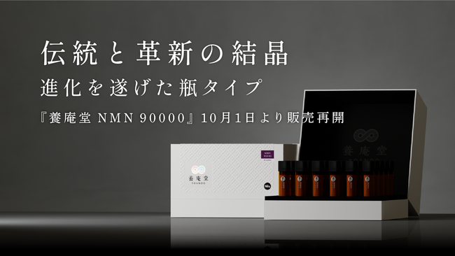 阿部養庵堂薬品｜『養庵堂 NMN 90000 Bottle』 処方リニューアルを経て、特別仕様で予約販売開始