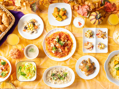 【家族みんなで楽しむ! 秋の彩りを感じるほっこりビュッフェ】秋の味覚のさんま・さつまいも・かぼちゃなど、...