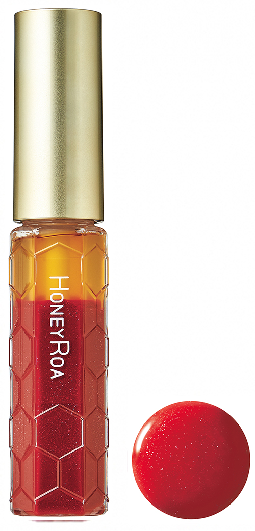 「HONEY ROA」の人気商品、唇用美容液グロス『ハニーラスターr』から夏の限定色発売！太陽のように鮮やかな限定2色。じゅわっと染まる夏色の唇。