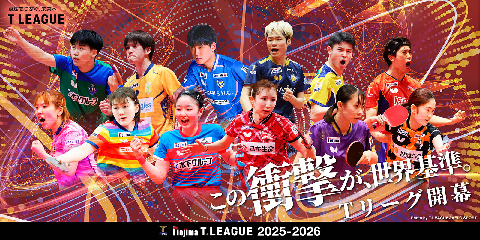 ノジマＴリーグ 2025-2026シーズン 公式戦 8月23日開催 岡山リベッツ vs 琉球アスティーダ 対戦オーダー発表