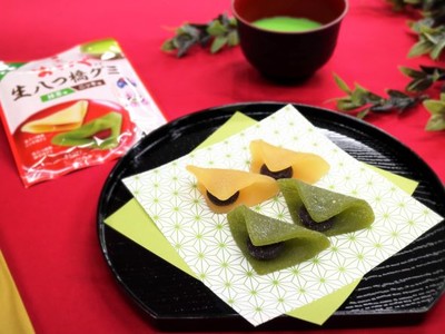メディアにも数多く取り上げられた、「京都銘菓おたべ」監修「生八つ橋グミ」に抹茶味が登場！2022年7月25日（月）に一般発売！