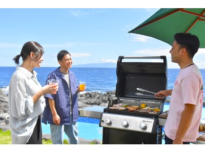 海を眺めながらのんびりくつろげる「伊豆オーシャンバーベキュー」2024年3月23日（土）～ 9月末 OPEN