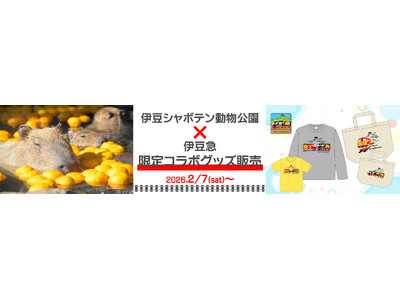 伊豆シャボテン動物公園の人気者「カピバラ」と伊豆急行の名物車両「リゾート21」がまさかの合体！？「伊豆シャボテン動物公園×伊豆急」限定コラボグッズ販売