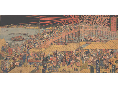 江戸東京博物館 館外展示「隅田川-江戸時代の都市風景」