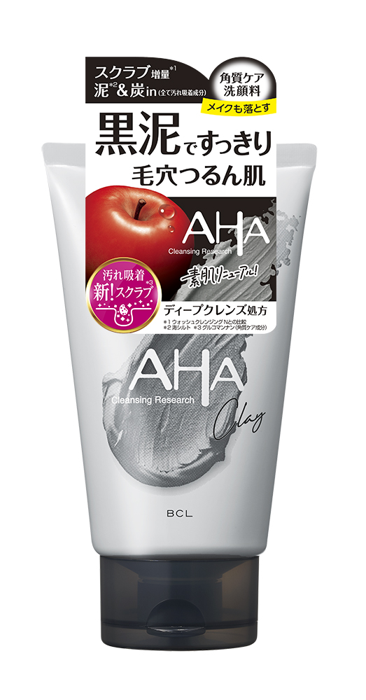 「クレンジングリサーチ」から、毛穴つるん肌！スクラブ増量*1 で洗浄力UP！黒泥でくすみをオフする洗顔料が新登場