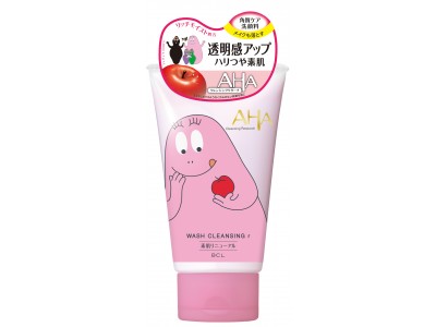 クレンジングリサーチから、バーバパパとのかわいいコラボデザインが登場！ 洗い上がりの肌で選べる、AHA配合の角質ケア洗顔料！