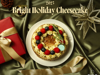 《アサイーボウルで大人気のTHE_B》から、華やぐホリデーに心まで灯すやさしさを。クリスマス限定ソイチーズケーキ『Bright Holiday Cheesecake』が新登場！