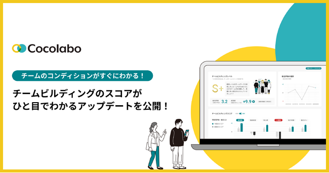 Cocolabo、チームの状態とチームビルディング進捗が”ひと目”でわかるダッシュボードのアップデートを公開