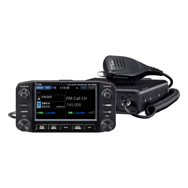 144/430MHzデュアルバンドデジタルトランシーバーID-5200/ID-5200Dを