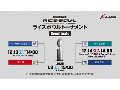 アメリカンフットボール日本選手権第79回ライスボウルby GA technologies 大会概要決定
