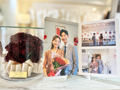 【先着300名様限定】プロポーズの思い出をフォトボードに――花束保存のシンフラワー東京虎ノ門サロン来店特典で「MyBook製フォトボード」1冊無料キャンペーン実施！