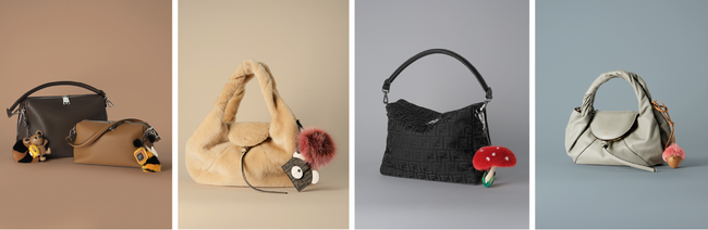 fendi カラフルどんぐり・チャーム・キーホルダー・アクセサリー・ フェンディ FENDI リスキーホルダーチャーム マルチカラー GD