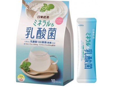 「日東紅茶 ミネラル＆乳酸菌」新発売