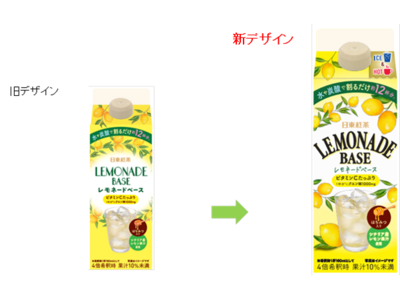 「日東紅茶 レモネードベース」リニューアル発売