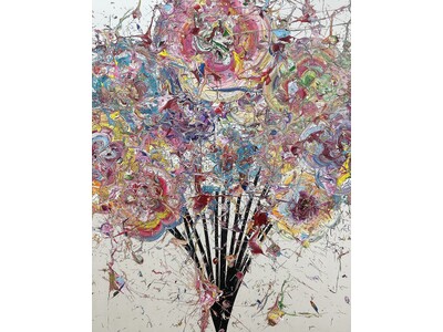 春の訪れを感じる鮮やかで瑞々しいブーケの作品　奥田雄太の新作個展「With Gratitude」、Gal...