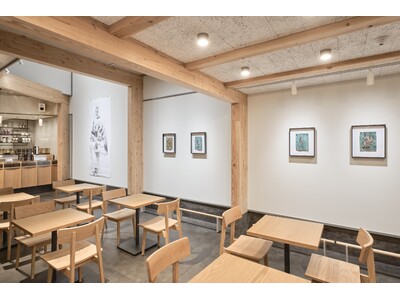 スターバックス カフェ & アートギャラリー 谷中御殿坂にて、東京藝術大学油画第6研究室の作家8名による...