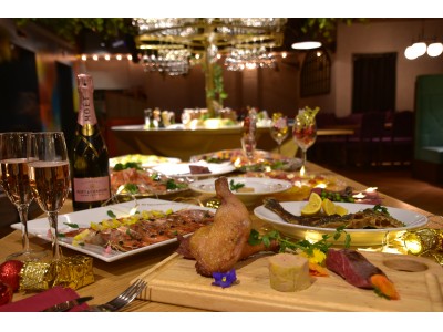 12/23~25の3日間限定! 乾杯シャンパン付き【クリスマスオーダーメイドビュッフェコース】お1人様 ...