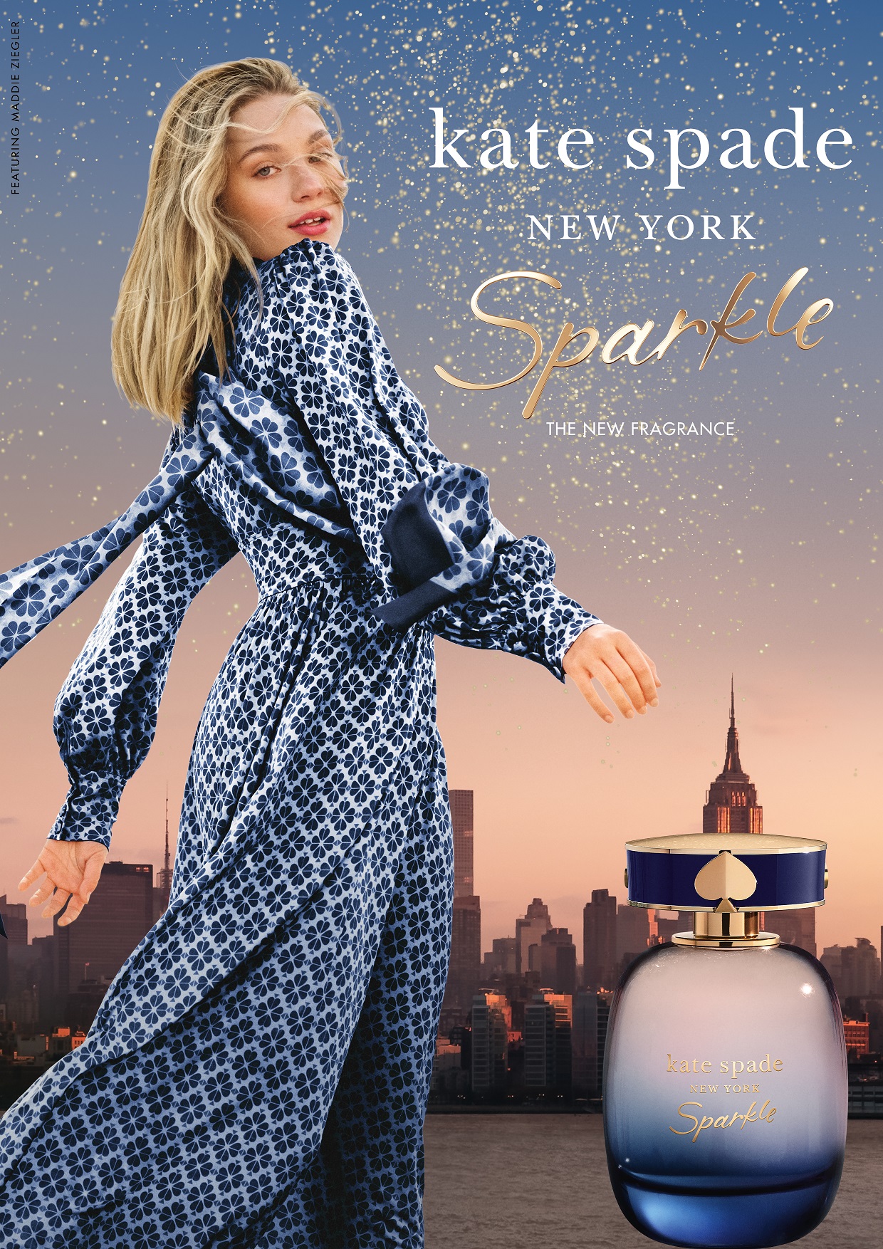 10月12日（水）、ニューヨークの煌めく夜をイメージした華やかなフレグランス「ケイト・スペード スパークル オードパルファム インテンス」が発売