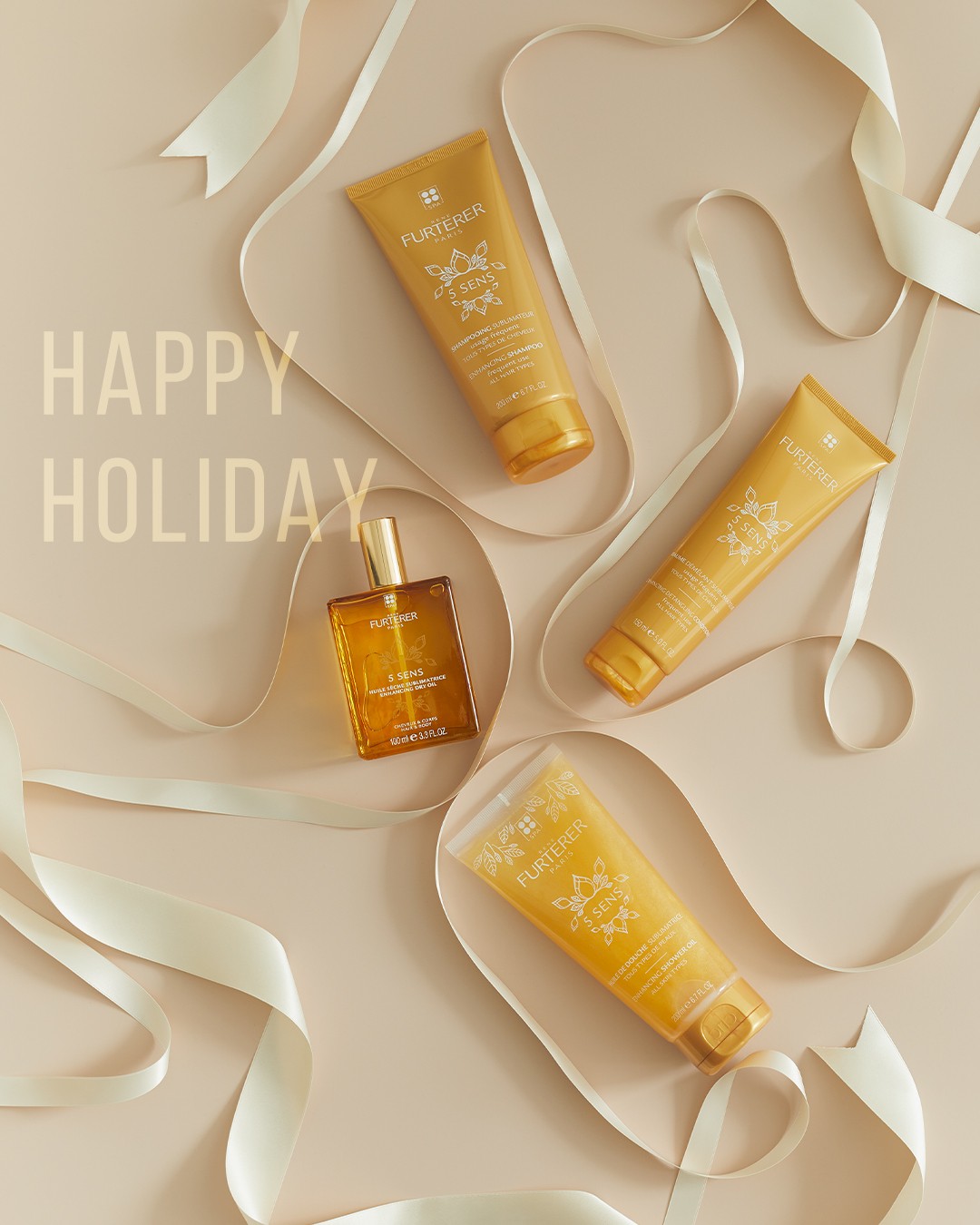 五感を満たす香りで、至福のホリデーシーズンを。11月23日（水）、仏発スカルプ＆ヘアケアブランド「ルネ フルトレール」から、ホリデーコフレ「5センス キット」を数量限定発売