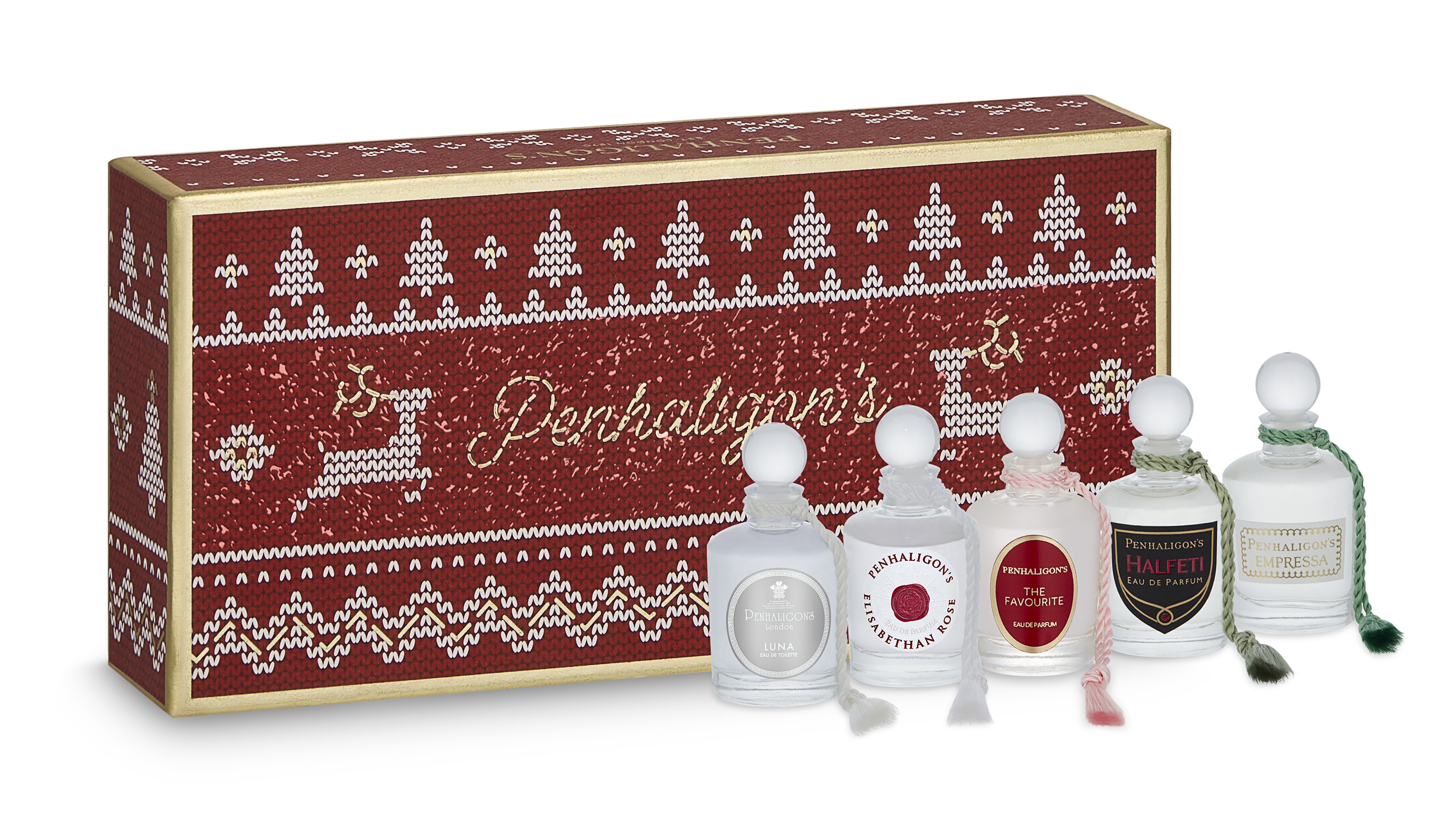 英国王室御用達フレグランスハウス《ペンハリガン》から伝統モチーフをあしらった“クリスマスセーター”をテーマにしたホリデーコフレが到着