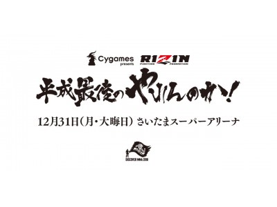 大晦日追加大会決定 Cygames Presents Rizin 平成最後のやれんのか 企業リリース 日刊工業新聞 電子版