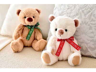 【新商品】クリスマスプレゼントにも最適！様々な気持ちを手振りで表現。笑ったり泣いたり、気持ちにそっと寄り添うテディベアを発売。見て触れて子どもも大人も癒される、ふわふわの手触りの「KUU&FUU3S」