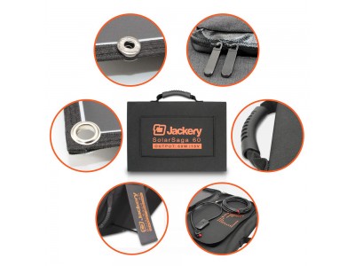 【Jackery】最大60W/18Vの出力が可能な折りたたみ式ソーラーパネル「Jackery SolarSaga 60」を発売