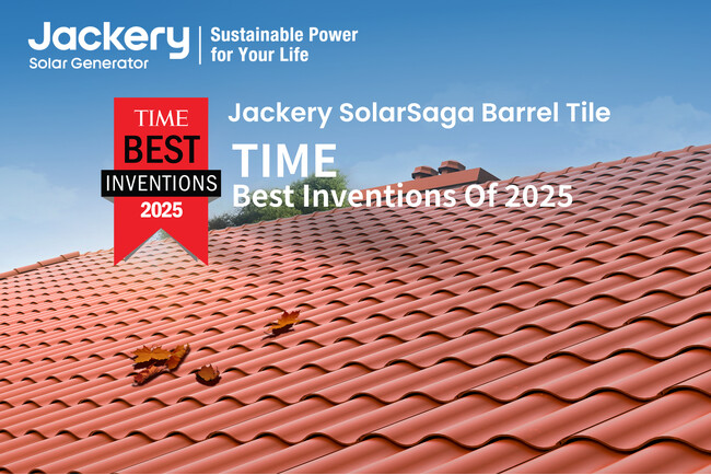 屋根の機能美を確立したエネルギー革新。屋根の機能美を確立したエネルギー革新！Jackeryが瓦型太陽光パネルで『TIME』誌の「Best Inventions of 2025」に選出